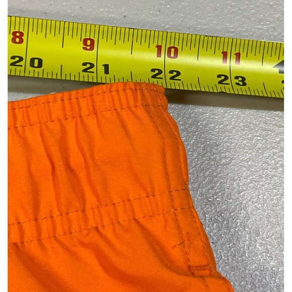 St. John’s Bay Mens Size 3XL Orange Swim Trunks With Elastic Waist & Drawstring - Picture 4 of 11